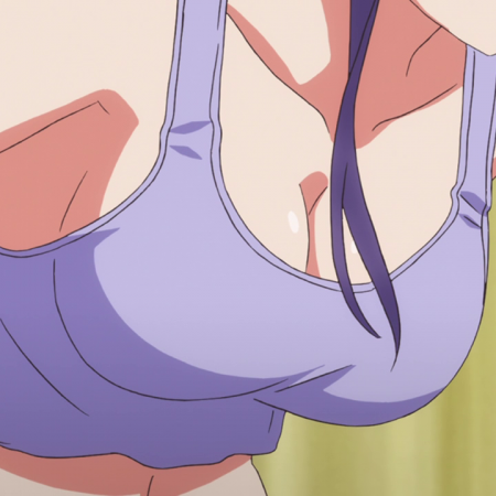 Anime girls breast
